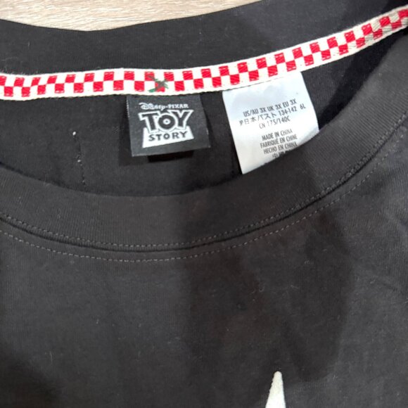 New Disney Shirt Adult 3XL Black Toy Story Pizza Planet Car Long Sleeve Parks - Picture 4 of 6